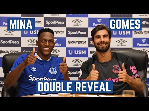 MINA AND GOMES SIGN FOR EVERTON! | REVEAL VIDEO
