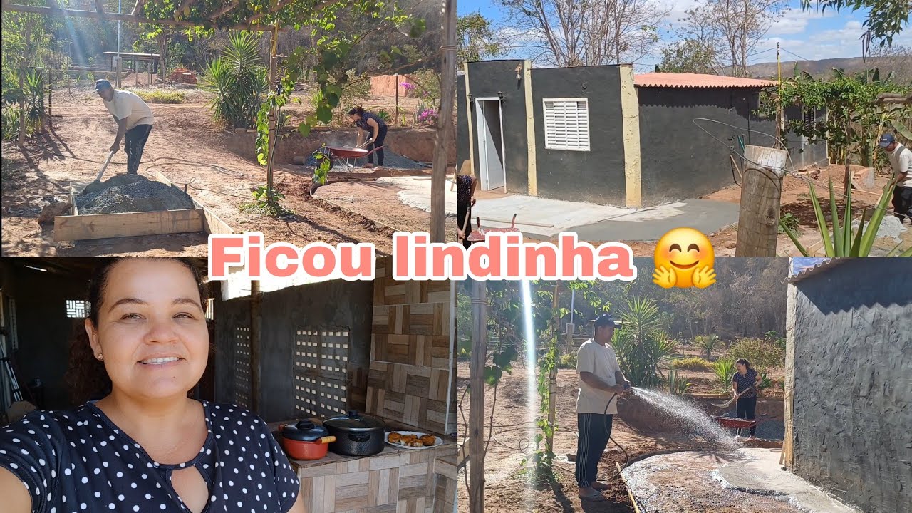 ANDAMENTO DA OBRA | ALMOCINHO DO DIA | NOVO "MODELO" DE VARANDA 😄