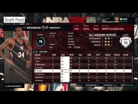 MyGM in NBA 2k15 (PS4) part 1: The Fantasy Draft