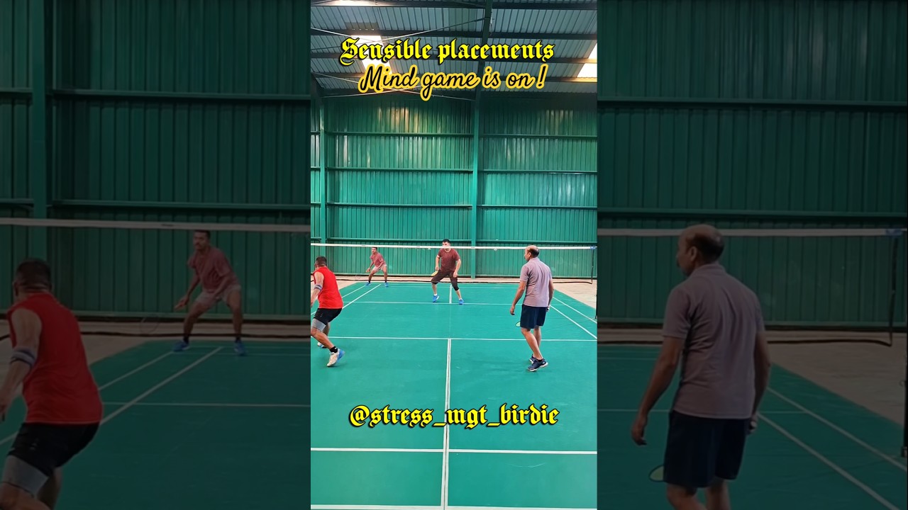 Mastering the Soft Touch in Badminton Doubles 🏸 #shorts