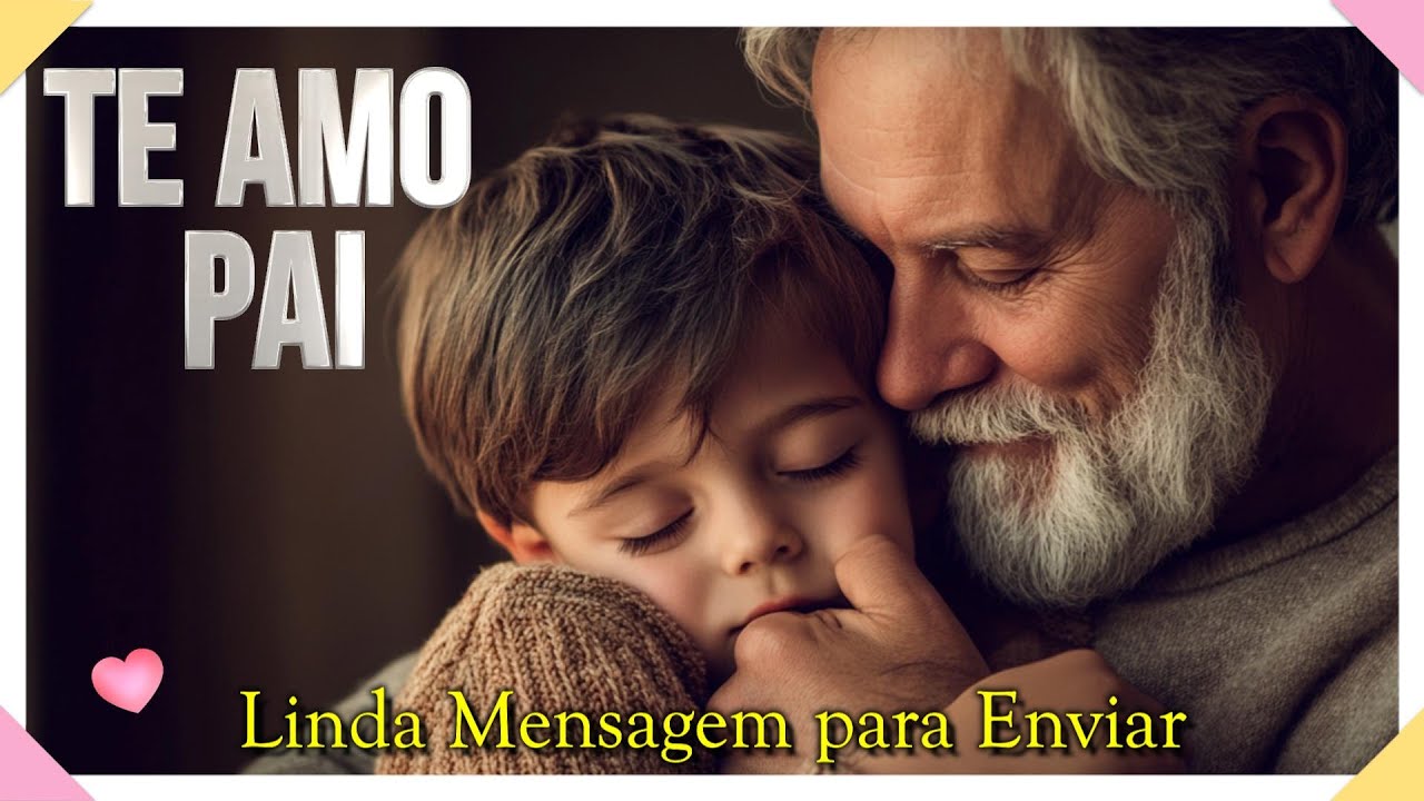 Meu Pai, Meu Herói ❤️Mensagem Para Meu Pai