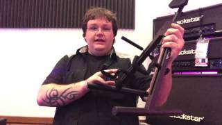Video thumbnail for Fender Universal A-Frame Electric Guitar Stand by Easy Music Center