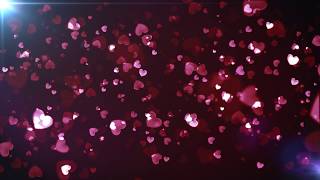 Hearts flying background | #Lovestatus | pink heart moving background | heart motion background hd