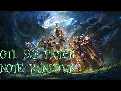 GTL 9.3 Patch Note Rundown