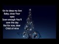 Mercy Me - Joseph's Lullaby (Lyrics) 