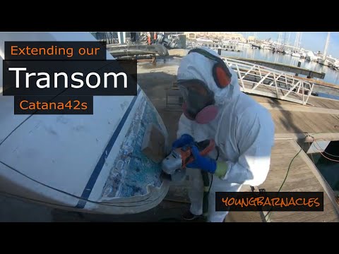 Transforming Our Catamaran Hull: Transom Modifications, Fairing & America's Cup Rudders!