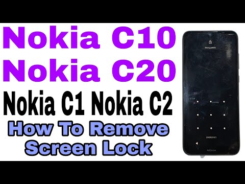 Nokia C10 Nokia C20  How to Flash How to remove screen lock