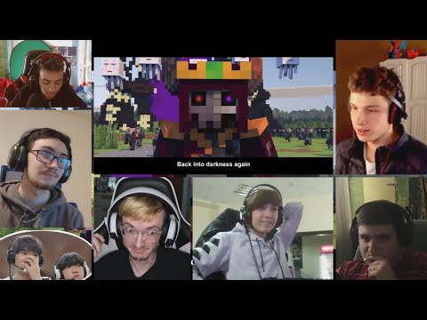 "Back into Darkness" - A Minecraft Music Video ♪  [REACTION MASH-UP]#1732
