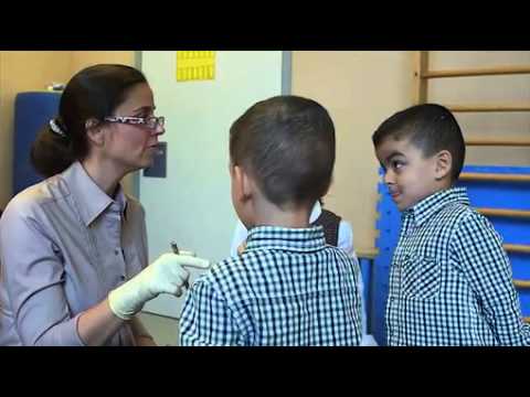 Lustiges Zähneputzen in der Kita