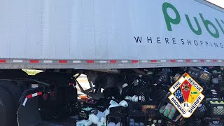 Train collides with Publix delivery truck in Deerfield Beach