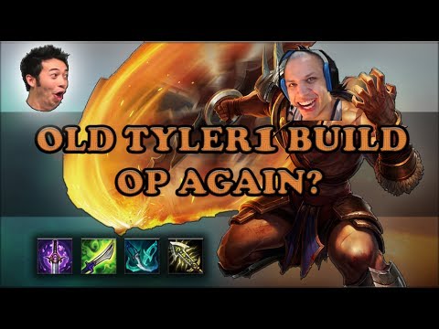 Tyler1 Abusing His Old Draven Build To Climb Challenger!