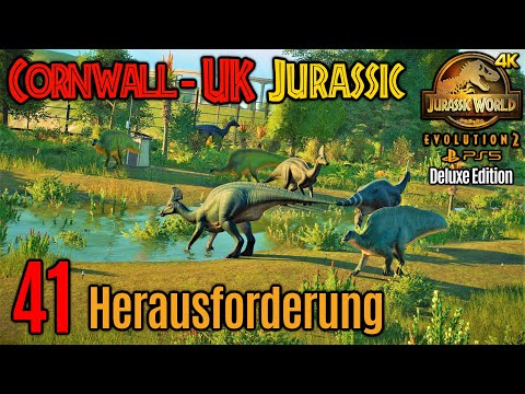 Jurassic World Evolution 2: Herausforderung #41 • Cornwall - UK [Jurassic] • Kranke Saurier en masse