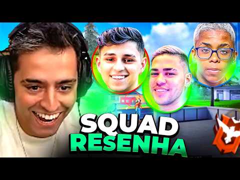 CORINGA NÃO TANKOU JOGAR FREE FIRE COM NOBRU, RACHA E BOCA DE 09 KKKKKKKKKKKKKKKKKKK