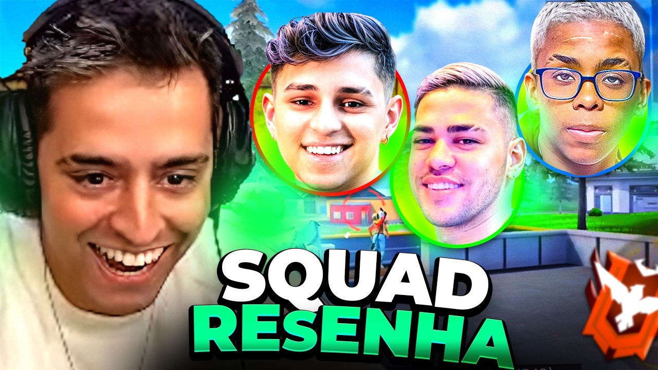 CORINGA NÃO TANKOU JOGAR FREE FIRE COM NOBRU, RACHA E BOCA DE 09 KKKKKKKKKKKKKKKKKKK