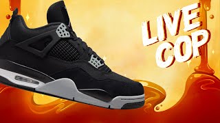 LIVE COP Air Jordan 4 Black Canvas Mp4 3GP & Mp3