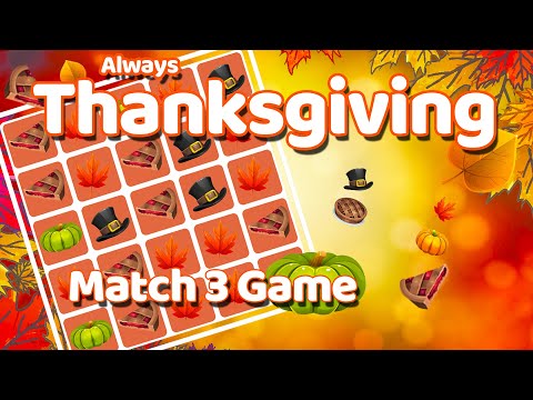 Always Thanksgiving Match 3 video