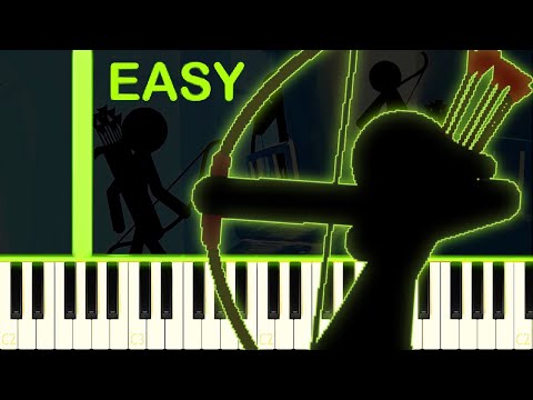 Battle Of The Shadow Elves  | STICK WAR LEGACY - EASY Piano Tutorial