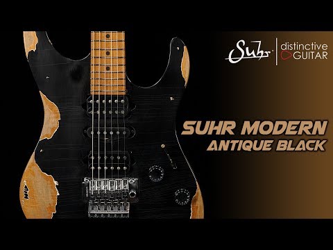 Suhr Modern Antique Custom | Black Extreme Relic