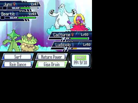 Pokemon Rejuvenation MONO-GRASS vs Angie (Normal v13.0.5)