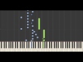 Yann Tiersen - Comptine d'été n°3 (Synthesia tutorial)