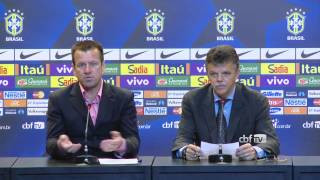 Dunga e Gilmar Rinaldi anunciam nova Comissão Técnica da Seleção