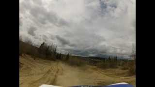 preview picture of video '2012 Motocross LAC-ETCHEMIN, Quebec. Training J-P Jacques / Sarto Lessard. Back View.'