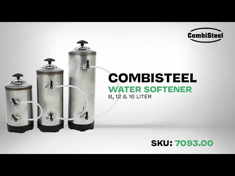 video 1, Adoucisseur d'eau 16 L manuel en inox