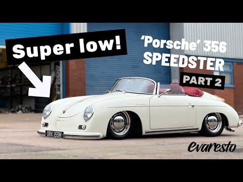 Einbau der Luftfederung am Porsche 356 Speedster abgeschlossen! Komplettes Luftfahrwerk inklusive...