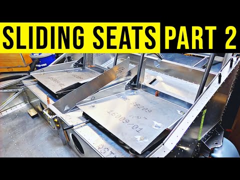 How to Install Adjustable Sliding Seat Kit PART 2 - Zenith 750 Cruzer Kit Airplane