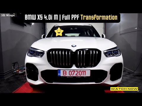 BMW X5 4.0i M | Full PPF Transformation! 🚗✨ #101Wrap #bmwx5 #carwrap #ppfprotection