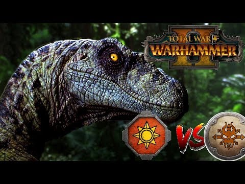 CLEVER GIRLS | Lizardmen vs Norsca - Total War Warhammer 2