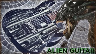 Video thumbnail for Ibanez H.R. Giger | RGTHRG1 ALIEN GUITAR!!! by Michel Oliveira Official