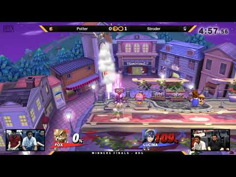 Avengers: Infinite Melee Smash 4 Winners Finals - SAK|Stroder (Lucina) vs Potter (Fox)