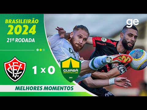 Gols e lances de Vitória x Cuiabá