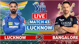 LSG vs RCB Live Scores & Commentary | Lucknow Super Giants v Royal Challengers Bangalore Live Scores