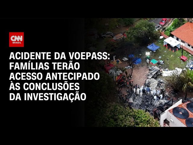 VoePass: famílias de vítimas terão acesso antecipado ao relatório do Cenipa | LIVE CNN