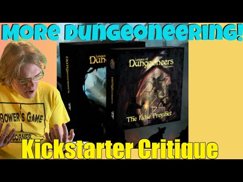 League Of Dungeoneers Expansion And 2nd Print - Kickstarter Critique Review