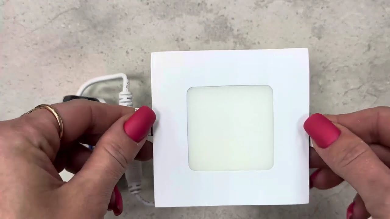 Врізна світлодіодна панель LEZARD 3W 240Lm 4200K квадрат 442RKP-03