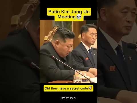 Putin KimJungUn secret​ code meeting?? 💀 #russia #northkorea