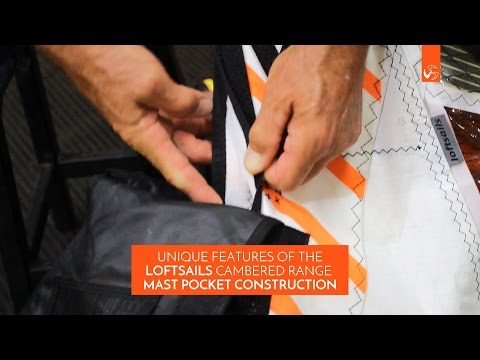 What is Unique about the Loftsails Cambered Range Mast Pocket -  three layers