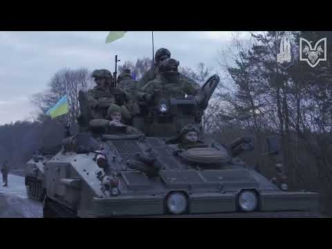 Ukrainian FV103 spartan on their way to Bakhmut. Jan. 7, 2023