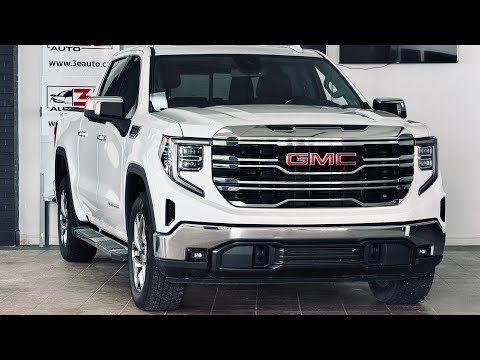 2023 GMC Sierra 1500 Crew Cab Short Box 4-Wheel Drive SLT in White for sale at 3E Auto Sales in Mount Pearl, NL