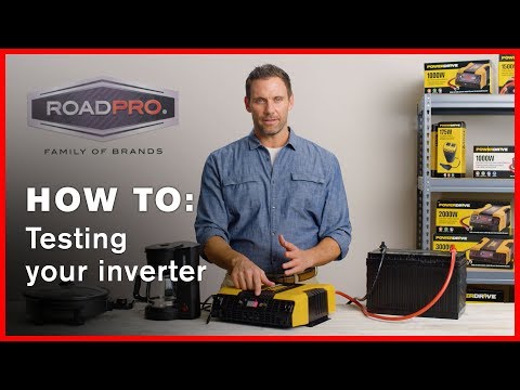 Powerdrive Inverter HOW TO #4 - How to test and use your power inverter