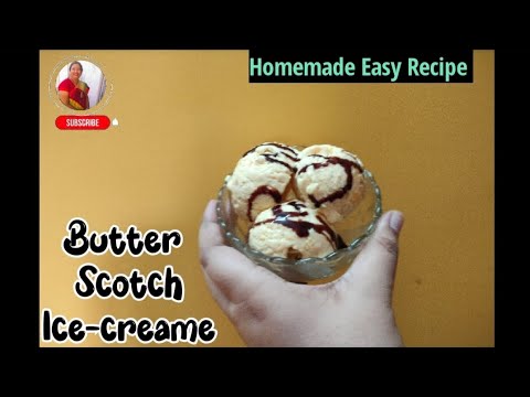 Homemade Delicious Butter Scotch Ice-creame | Shiuli's kitchen