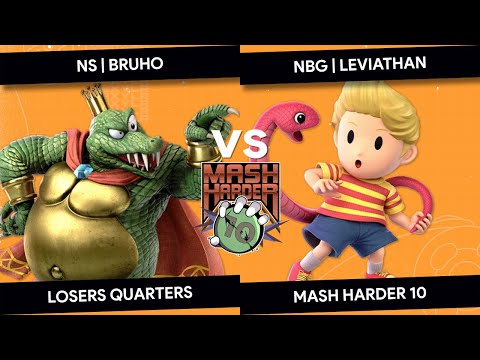 Mash Harder 10 - NS | Bruho (King K Rool, Kazuya) vs NBG | Leviathan (Cloud, Lucas) -Losers Quarters