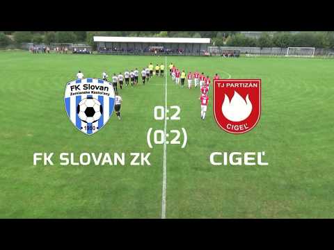 FK SLOVAN ZK- TJ PARTIZAN CIGEĽ