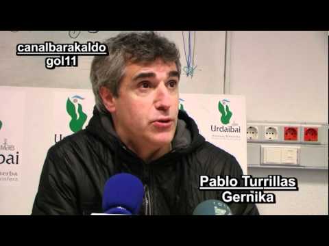 Gol11 canalbarakaldo.com. Pablo Turrillas feliz tras vencer al Barakaldo