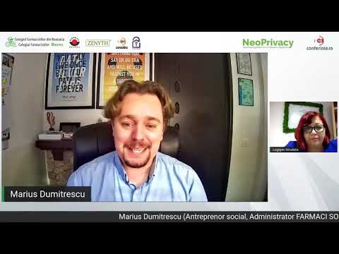 Prezentarea Farmaciei Sociale la Conferinta Colegiului Farmacistilor Mures 27 Mai 2021