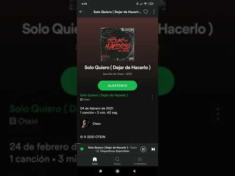 OTEIN SOLO QUIERO(DEJAR DE HACERLO