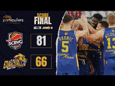 PRO B J10 : SAINT CHAMOND / ALM EVREUX